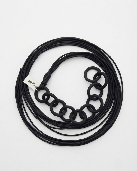 THE LATEX CHAIN-ON-FRINGE BELT