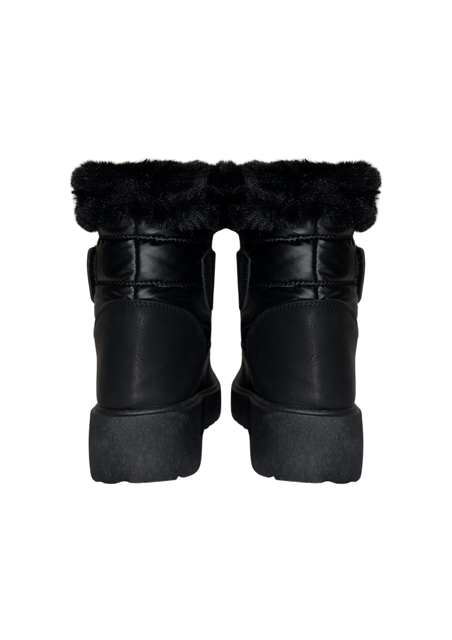 FUR PUFFER BOOTS