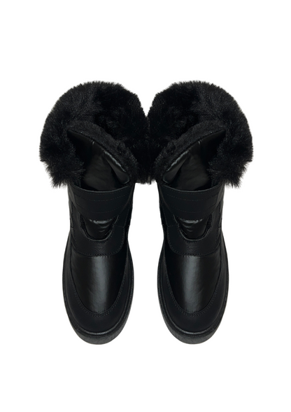 FUR PUFFER BOOTS