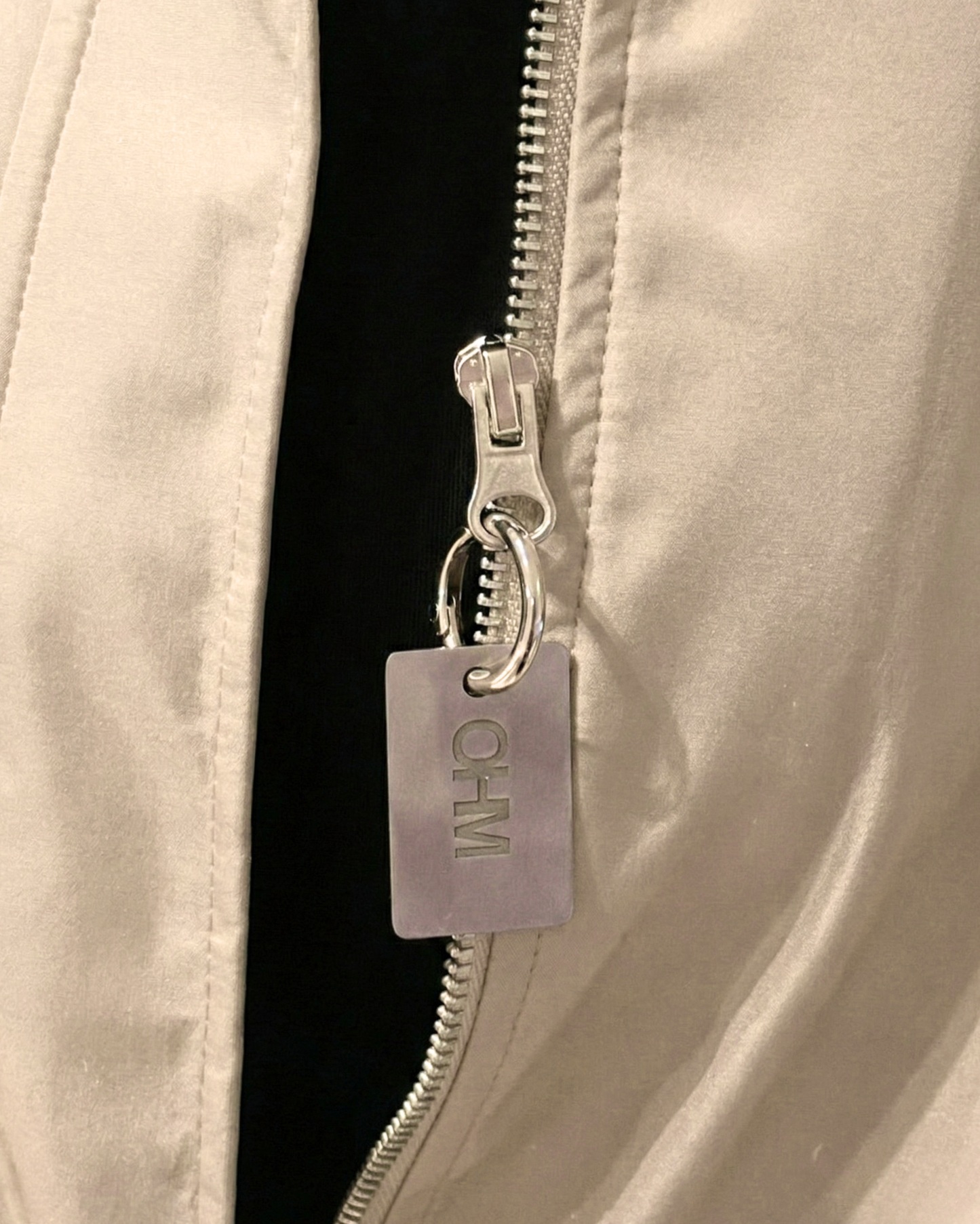 THE SPINE BOMBER JACKET [ice-beige]