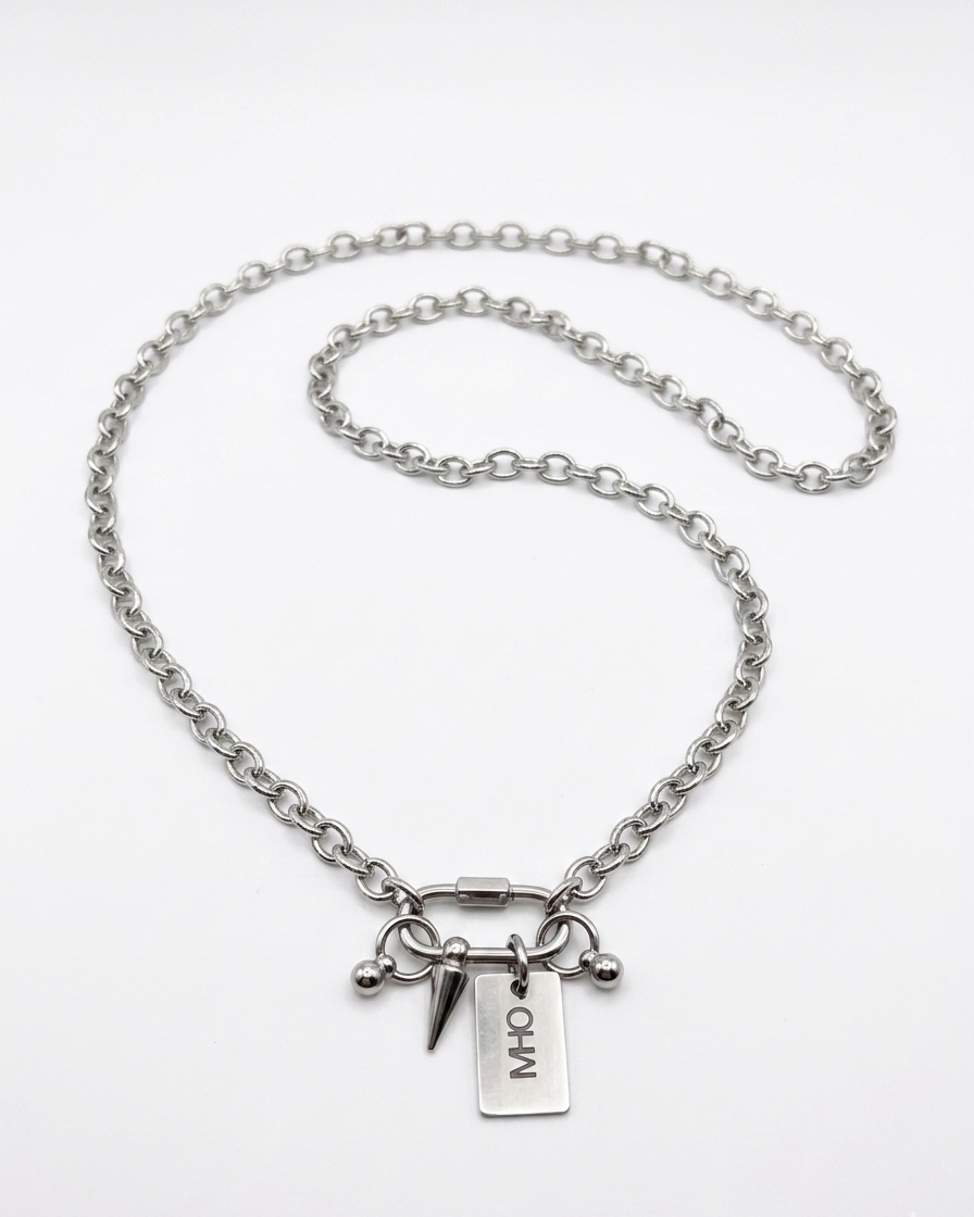 THE OHM LOCK-ON-CHARMS [Necklace]