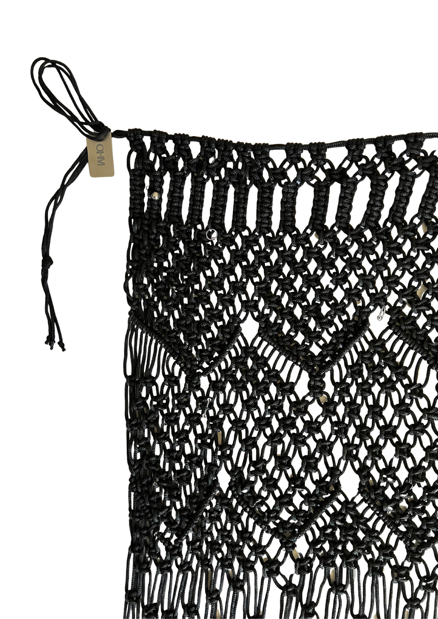 [The Pierced Catch] Macramé Wrap Skirt
