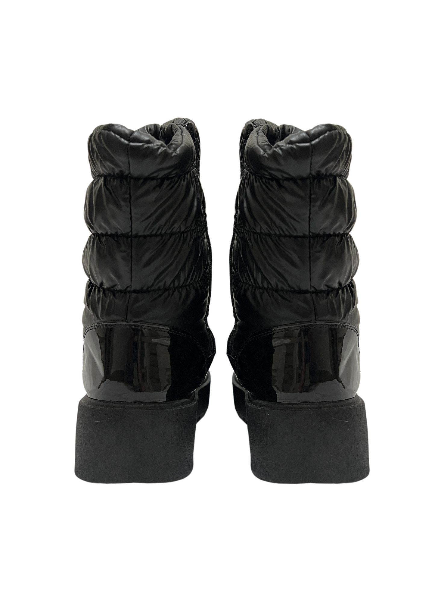 BLACKOUT STATEMENT PUFFER BOOTS