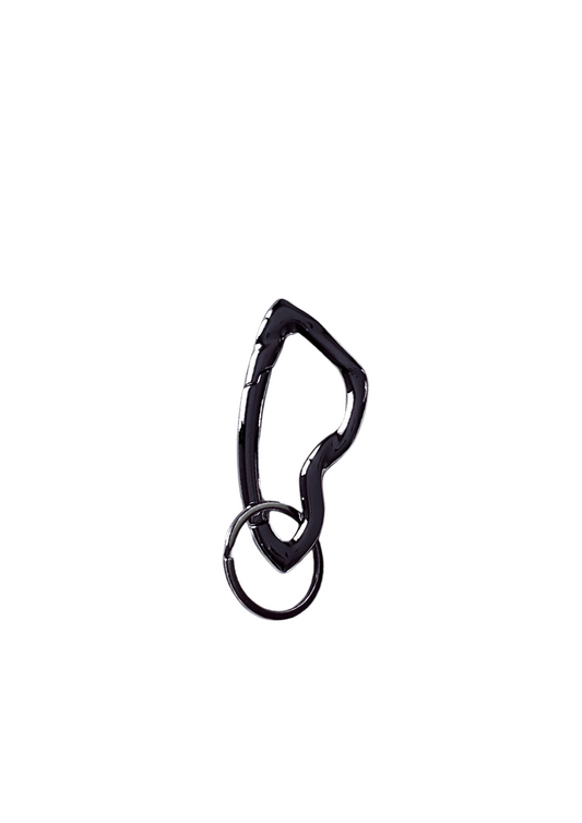 [The Charm] O'Carabiner Midnight Silver