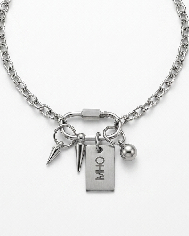 THE OHM LOCK-ON-CHARMS [Necklace]