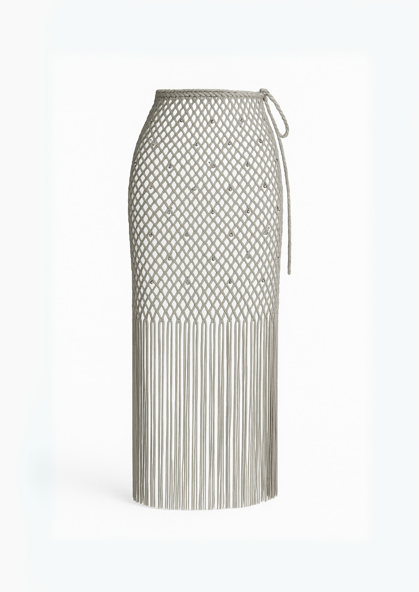 [The Net] Macramé Wrap Skirt