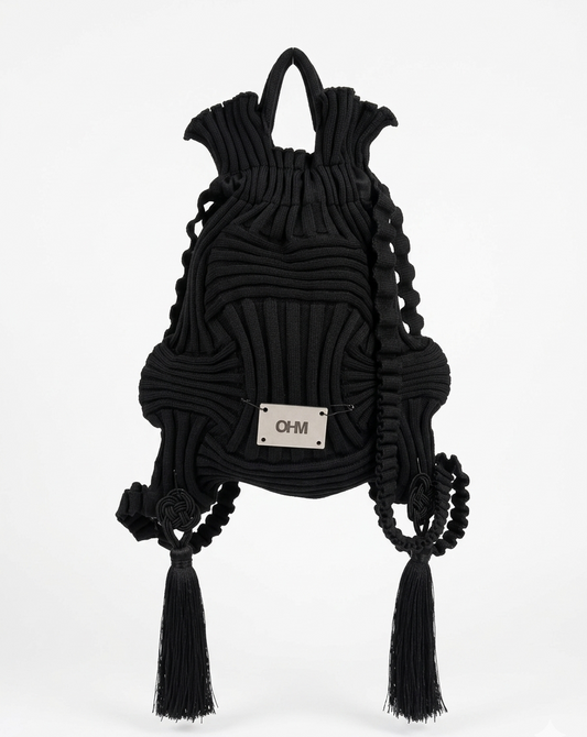 OHM KNITTED BAG [Pitch Black]