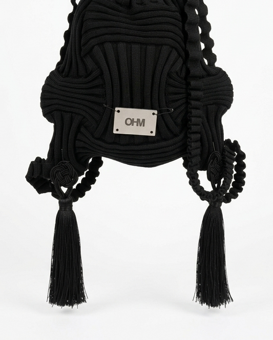 OHM KNITTED BAG [Pitch Black]