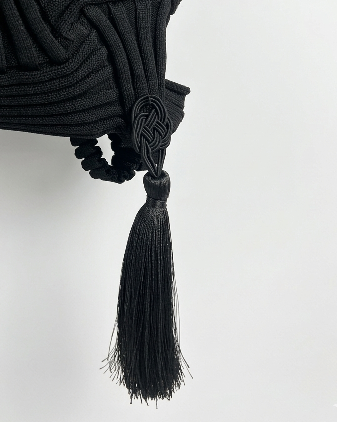 OHM KNITTED BAG [Pitch Black]